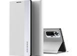 Custodia Redmi Note 10 Pro, Custodia Magnetica In Finto Cuoio Con Funzione Stand Per Xiaomi Redmi Note 10 Pro/Note 10 Pro Max Bianco
