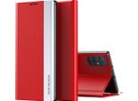 Custodia Galaxy A71, Laimtop Finto Cuoio Magnetic Flip Stand Custodia Per Samsung Galaxy A71 5G / A71 4G Rosso