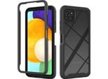 Galaxy A22 5G Case, Hybrid Transparent Back Cover, Rugged Tpu Bumper, Custodia Antiurto Per Samsung Galaxy A22 5G Nero
