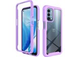 Custodia Oneplus Nord N200 5G, Copertura Posteriore Trasparente Ibrida, Paraurti In Tpu Robusto, Custodia Antiurto Per Oneplus Nord N200 5G Viola