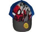 Berretto Marvel Spiderman Per Bambini, Berretto Di Base Con Chiusura In Velcro Per Bambini E Bambine Blu, Misura 54 Cm