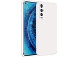 Custodia Per Oppo Find X2 Custodia In Gomma Antiurto In Silicone Liquido Morbido Bianco