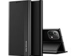 Xiaomi Mi 11 Lite Case, Custodia Magnetica In Finto Cuoio Con Funzione Stand Per Xiaomi Mi 11 Lite Nero