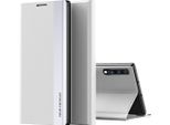 Custodia Galaxy A50S, Laimtop Finto Cuoio Magnetic Flip Stand Custodia Per Samsung Galaxy A50 / A50S / A30S Bianco