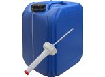 Tanica D'acqua Da 20 Litri + Beccuccio Tanica Flessibile Tanica Di Plastica Tanica Da Campeggio Tanica Blu Per Alimenti Senza Bpa Adatta A Merci Pericolose