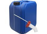 Tanica Da 20 Litri + Beccuccio Per Il Versamento Rapido Tanica In Plastica Tanica Da Campeggio Blu Sicurezza Alimentare Senza Bpa Approvazione Onu