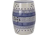 Asianliving Sgabello Da Giardino In Ceramica Sgabello In Ceramica Smaltata Sgabello Cinese Sgabello A Tamburo Sgabello Da Giardino Per Interni/Esterni 242-201