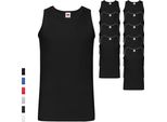 10 Confezioni Di Canottiera Atletica Fruit Of The Loom Valueweight, Colore: Bianco, Taglia: 2XL