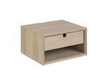 Comodino Century 1 Cassetto Bianco.
