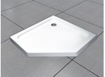 Glaswerk Westfalen - Piatto Doccia / Sifone Piatto In Acrilico Pentagonale 90X90 Cm