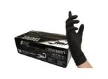 Nitras® 8220 Nitras® Unisex Einmalhandschuhe Black Scorpion Schwarz GrößE M 100 St.