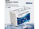 Pulitore A Ultrasuoni In Acciaio Inox Da 60W, Funzione Timer A Temperatura Regolabile Pulitore A Ultrasuoni Per Gioielli Occhiali Dentiere