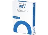 Carta Per Fotocopie Rey Office, Din A3, 80G/Mq, Bianca, Punto Di Bianco 161 Cie, Certificata , Confezione Da 500 Fogli