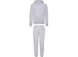 Tuta Da Jogging Fruit Of The Loom - Pantaloni E Felpa Con Cappuccio, Colore:Grigio, Taglia:Xl