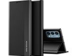 Custodia Oneplus Nord N200 5G, Custodia Magnetica In Finto Cuoio Con Funzione Stand Per Oneplus Nord N200 5G Nero
