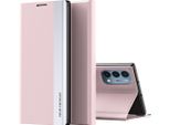 Custodia Oneplus Nord N200 5G, Custodia Magnetica In Finto Cuoio Con Funzione Stand Per Oneplus Nord N200 5G Rosa