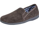 Sleepers - Pantofole Da Uomo "Wilson"", Velour DF2000 (48 Eu) (Marrone)"