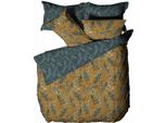 Furn - Set Di Biancheria Da Letto "Mazari"" - Tessuto Misto Poliestere-Cotone RV1809 (Letto Singolo) (Giallo Senape)"