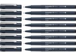 Schneider 50-197598 Schneider Pictus Fineliner-Set Schwarz 8 St.
