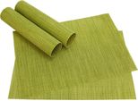 Tovaglietta Elegance Verde Chiaro 4 Pezzi Come Decorazione Per La Tavola