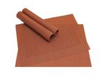 Tovaglietta Borda Set Di 4 Tovagliette In Terracotta Arancione Come Decorazione Della Tavola