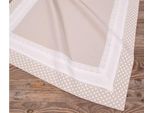 Tovaglia Traudl Cuori In Pizzo Beige, 100 % Cotone, In 70X70 Cm