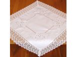 Tovaglia Cora In Pizzo E Ricamo Stile Country In Poliestere 60 X 60 Cm