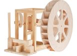 Mulino A Martelli Con Ruota Ad Acqua In Kit Di Legno