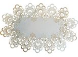 Tovaglia Mira Filigrana Pizzo Jacquard Poliestere 30 X 50 Cm