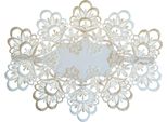 Tovaglia Mira Filigrana Pizzo Jacquard Poliestere 22 X 37 Cm