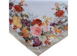 Coperta Centro Autunno Rose Stampa Colorata 110X110 Cm