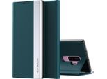 Custodia Galaxy S9 Plus, Laimtop Finto Cuoio Magnetic Flip Stand Custodia Per Samsung Galaxy S9 Plus Verde
