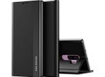 Custodia Galaxy S9 Plus, Custodia Magnetica In Finto Cuoio Con Funzione Stand Per Samsung Galaxy S9 Plus Nero