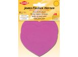 Kleiber Toppe Jeans Cuori 85 X 105 Mm Rosa 2 Pezzi