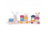 Bigjigs Baby Treno In Legno Con Animali