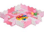 Relaxdays Tappetino Puzzle Da 34 Pezzi Con Bordo E Motivi