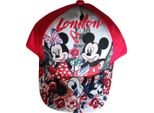 Cappellino Disney Minnie E Topolino A Londra Cappellino Base Per Bambini Rosso, Taglia 52