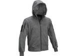 Defcon 5 Uomo Maglione Gilet Jack Tattico Con Cappuccio-Nero