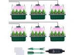 Propagatore Per Serre Da Interno Con Lampada Per Piante A Spettro Completo 6 Pezzi Mini Set Di Propagazione Per Serre Vassoi Di Partenza Per Piantine