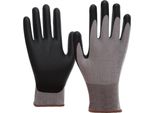 Nitras Safety 8720-11 Nitras Safety Unisex Arbeitshandschuhe 8720 Skin Clean Grau GrößE 11, 12 Paar