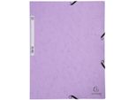 Exacompta 55535E Exacompta Cartella Aquarel, Din A4, Cartone, Malva
