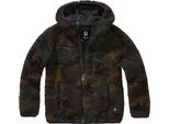 Brandit Kids Teddyfleece Giacca Con Cappuccio Woodland, 122/128