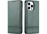 Custodia Iphone 13 Pro Max, Portafoglio Con Chiusura Magnetica E Supporto, Custodia Flip In Pelle Per Iphone 13 Pro Max Verde