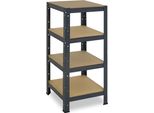 Shelfplaza Home 100X60X60 Cm Scaffale Pesante In Antracite Con 4 Ripiani E 175 Kg Di Portata Per Ripiano
