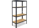Shelfplaza Home 180X50X30 Cm Scaffale Pesante In Antracite Con 4 Ripiani E 175 Kg Di Portata Per Ripiano
