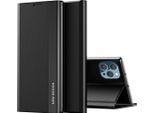 Custodia Iphone 13 Pro Max, Custodia Magnetica In Finto Cuoio Con Funzione Stand Per Iphone 13 Pro Max Nero