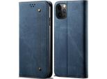 Custodia Iphone 13 Pro, Custodia In Pelle A Portafoglio Con Chiusura Magnetica E Supporto Per Iphone 13 Pro Blu