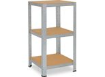 Shelfplaza Home 100X60X60 Cm Scaffale Pesante In Zincato Con 3 Ripiani E 175 Kg Di Portata Per Ripiano