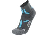 Uyn Calze Da Trekking A Doppio Strato Low Cut Da Donna Antracite/Turchese 37-38