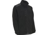 Giacca In Pile Con Zip Working Xtreme Taglia Xxl Nero Elka Rainwear